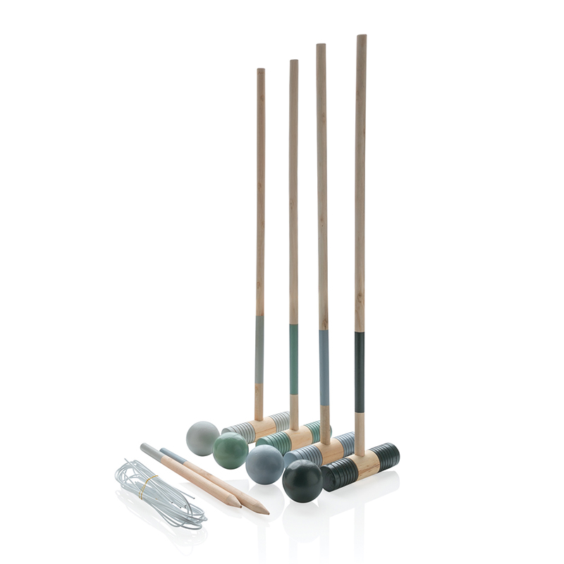 Krocket-Set aus Holz - Bild 3